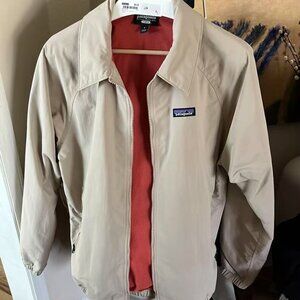 Patagonia Men Beige Zip-Up Jacket, Size: M, Like New